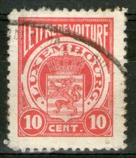 LUXEMBOURG:  10c.rouge "lettre