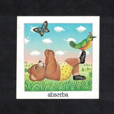 Autocollant / Sticker vintage Absorba