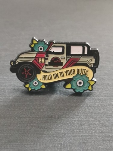 Jurassic park jeep - park, badge