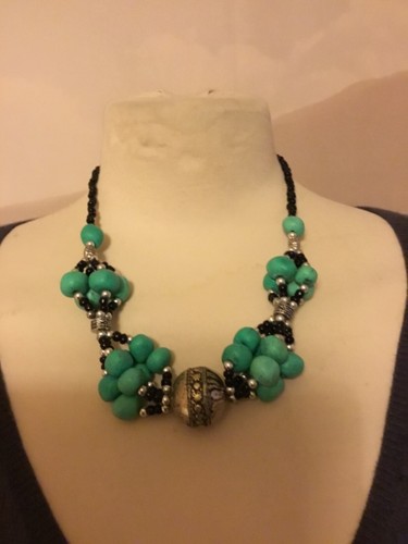 Collier ethnique pâte - , de