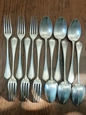  modèle Spatours Boulenger ,6 couverts Entremets en métal argenté , 12 pièces.