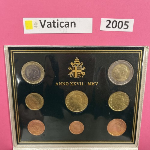 Coffret pièces vatican - bu,