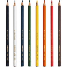 STABILO Tout Aquarelle Effet Crayons - Couleurs Assorties - Noir,Bleu,Rouge Etc
