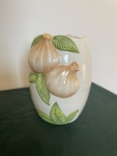 Pot À Oignons, Ail En Barbotine, Vase, Détournement Plantation Bulbe 