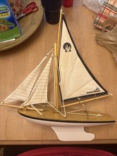 Wooden Model Pond Yacht