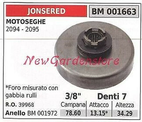 Pignon jonsered moteur - jonsered,