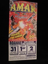 Affiche cirque AMAR   MAGISTRAL avec bandeau