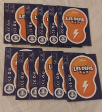 12 Pochettes x4 cartes (48 cartes) neuves Disney Auchan Les Défis - Disney Cards