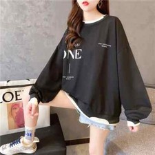 Jersey Pull Femme Doux Sur Manches Long Noir Blanc 77558