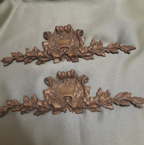 Garniture chenets bronze - en,