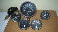 Willys Jeep MB Gpw CJ Jauges Kit - Compteur Mph / Kph + Température+ Huile +