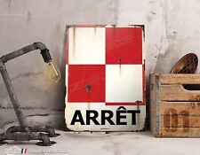 Plaque métal 40x30cm repro