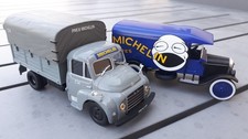 Camions publicitaires Michelin Collection Altaya 1/43 TBE 