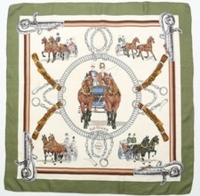 Authentique Foulard Hermès "