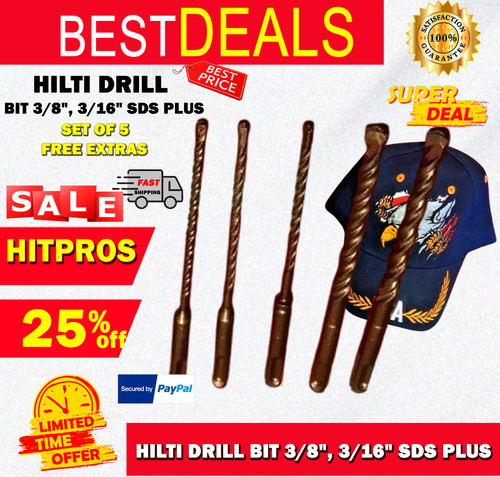 Hilti drill bit 3 16 - bit, 3/8",