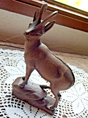 Ancienne sculpture chamoix - ancienne, en