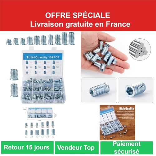 130 écrous hexagonaux - 130,