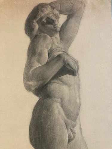 Grand beau dessin académique - dessin,