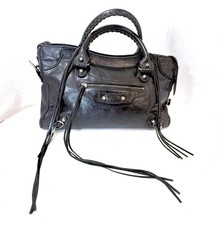 Sac  de luxe "Balenciaga Paris " Noir à Franges avec anse N0754C-115748