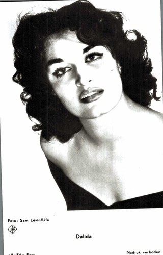 Dalida carte postale - dalida,