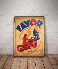 Plaque métal vintage Favor