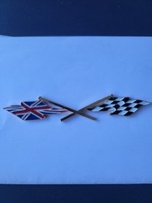 BADGE DRAPEAU DAMIER SPORT