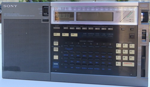 Sony icf 2001d air mw - icf-2001d, air/fm/lw/mw/sw