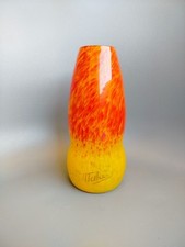 Vase Verre Art Déco Signé Mulaty Verrier À Lyon La Mulatière 