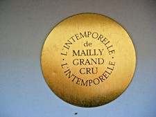 Capsule MAILLY-CHAMPAGNE - FLAN - L'Intemporelle - Or & Noir - n° 9 -