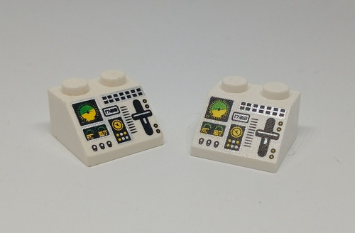 Lego avion commande - lego, 2x