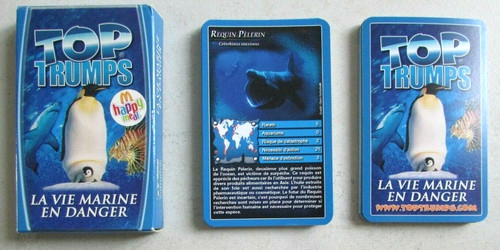 Jeu cartes top - trumps, la