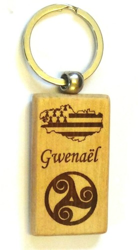 Superbe porte clefs bois - porte,