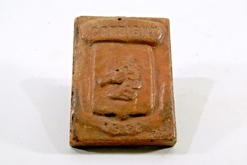 Plaque terre cuite - plaque,