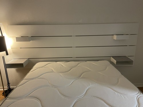 Lit blanc ikea - lit,