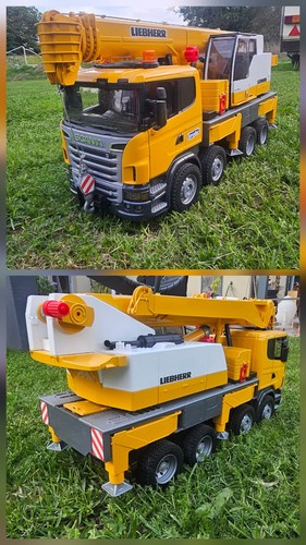 Grue mobile miniature - , sur