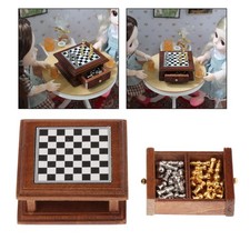 1/12 Dollhouse Damier Table
