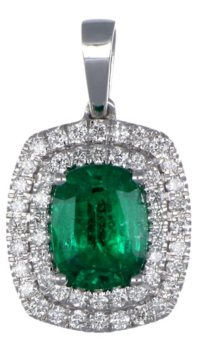 Pendentif rectangle diamant - rectangle,