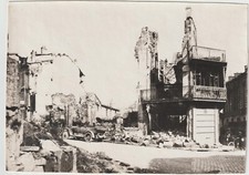 T4- 55 VERDUN photo originale bas de la rue Saint Pierre pendant la guerre