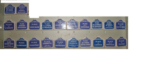 Série complète plaques - série,