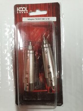 Kool sound lot de 2 adaptateur XLR Femelle vers RCA Male