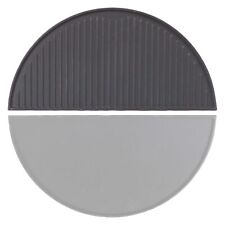 Wiltec Grille BBQ Semi-circulaire 55x26,5x1,5cm Fonte Barbecue Grillade Cuisson