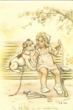 Germaine BOURET carte postale
