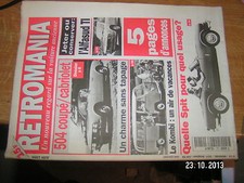 / Retromania n°14 Kombi Spitfire 24 heures du Mans 1955 504 Coupé Alfa Sud TI