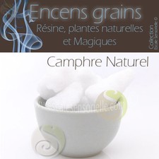 50g de Camphre naturel Encens en grains purificateur protecteur assainissant