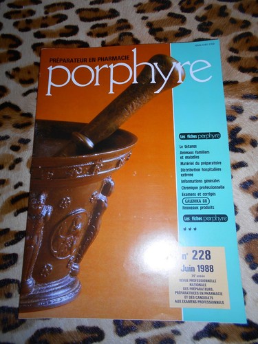 Revue porphyre préparateur - revue, porphyre,
