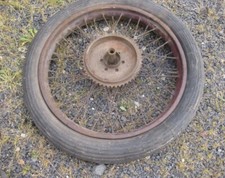 * roue arriere moto collection années 30 PEUGEOT  350 P107 P105