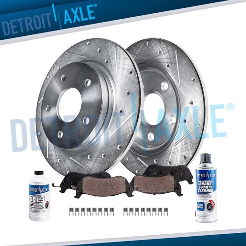 Rear drilled brake rotors - brake,