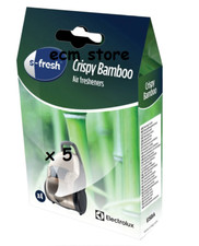 S-Fresh Lot De 5 Parfums Pour Aspirateurs Electrolux Forêt Bambou 5x4Doses/EBSD