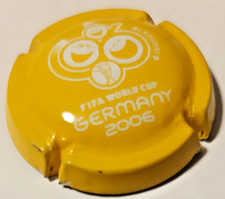 Capsule de champagne Lanson International jaune et blanc N°9