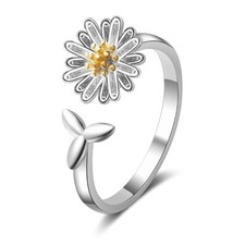 Bague Femme Fleur 🌼 Argent